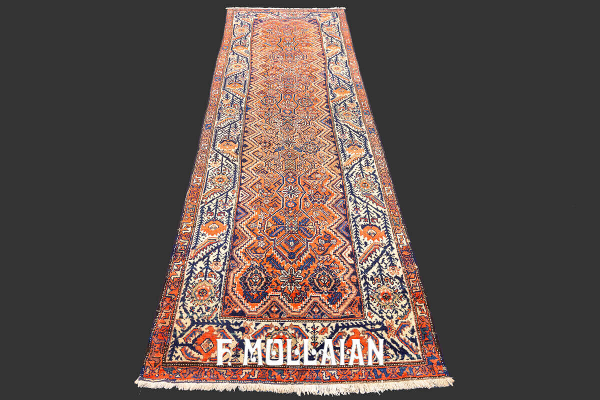 Malayer Rug, Antique Hand-Knotted Long runner Carpet n°:40953261